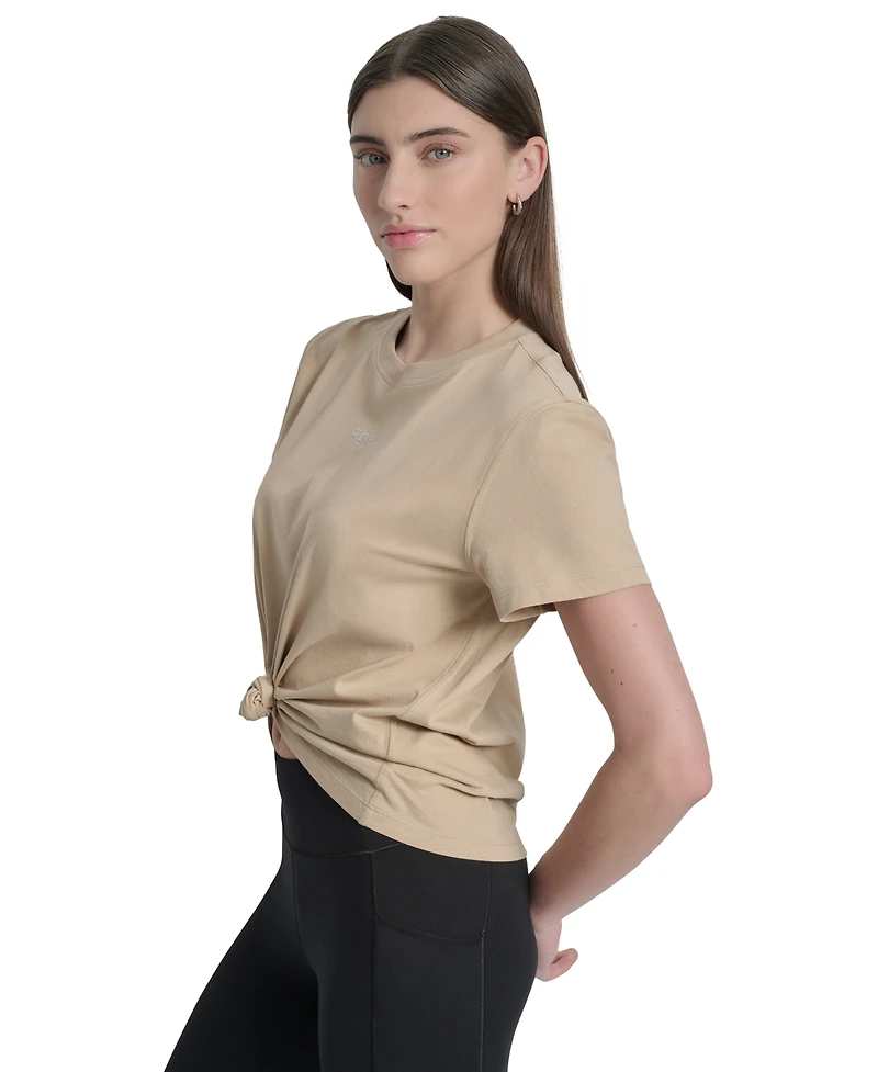 Dkny Women's Studded-Logo T-Shirt