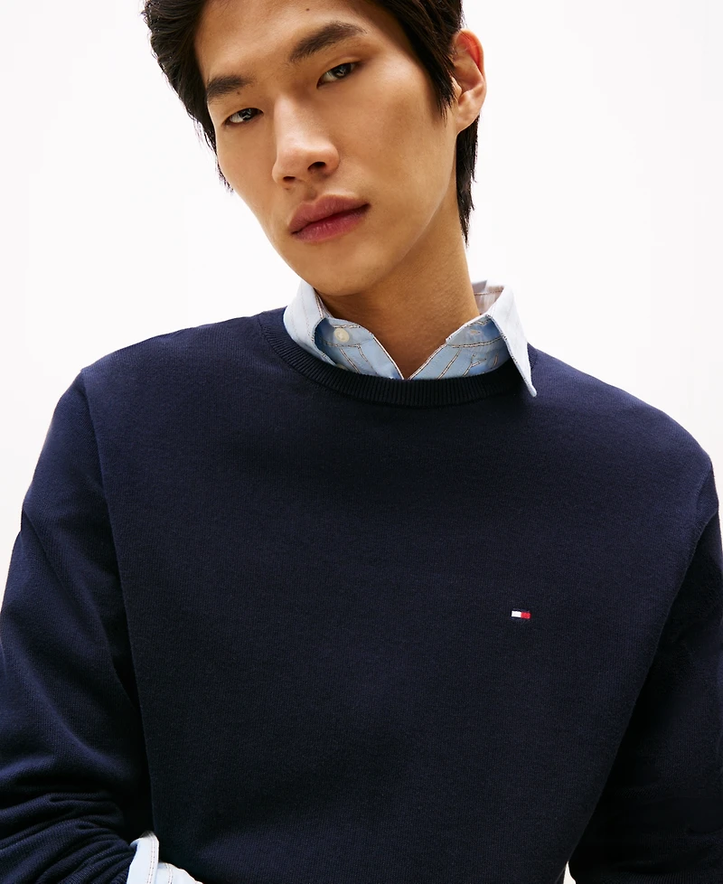 Tommy Hilfiger Men's Essential Crew Neck Sweater