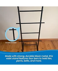 Kings Brand Furniture - Lebedev Metal Suit Valet Stand, Clothes Rack