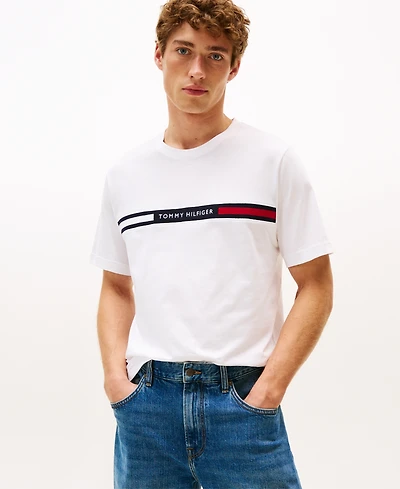 Tommy Hilfiger Men's Chest Insert Logo Short Sleeve T-Shirt
