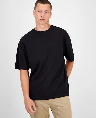 Hugo By Boss Men's Nuwaffle Cotton T-Shirt