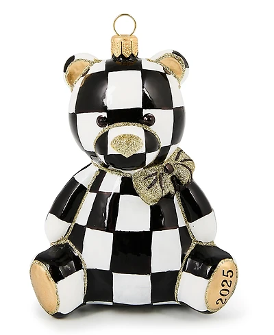 MacKenzie-Childs Holiday 2025 Courtly Bear Ornament