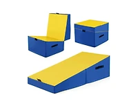 Akiudex Folding Incline Yoga Gymnastics Tumbling Mat with Epe Foam