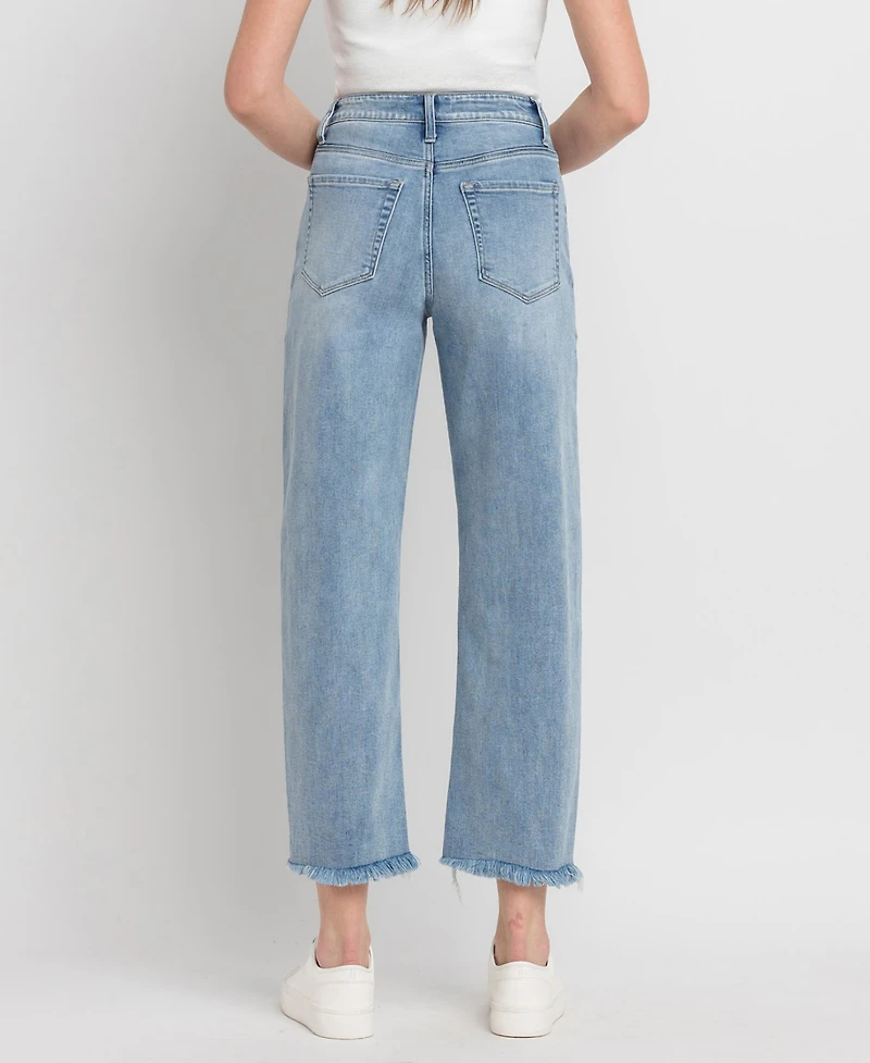 Flying Monkey Women's Super High Rise Barrel Jeans