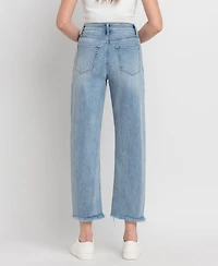 Flying Monkey Women's Super High Rise Barrel Jeans