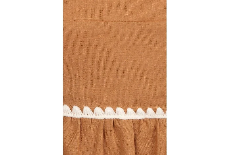 Petal and Pup Women's Lino Contrast Trim Midi Dress