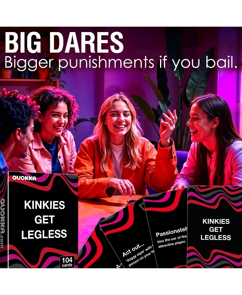 Quokka Card Game for Adults – Fun Party Night with 104 Dares and Conversation Challenges