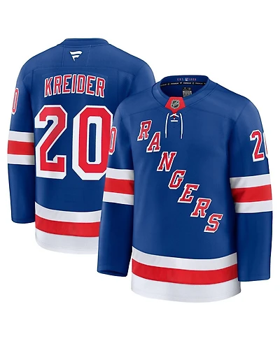 Fanatics Men's Chris Kreider Blue New York Rangers Home Premium Jersey