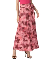 kimi + kai Women's Belted Pull On Maxi Skirt
