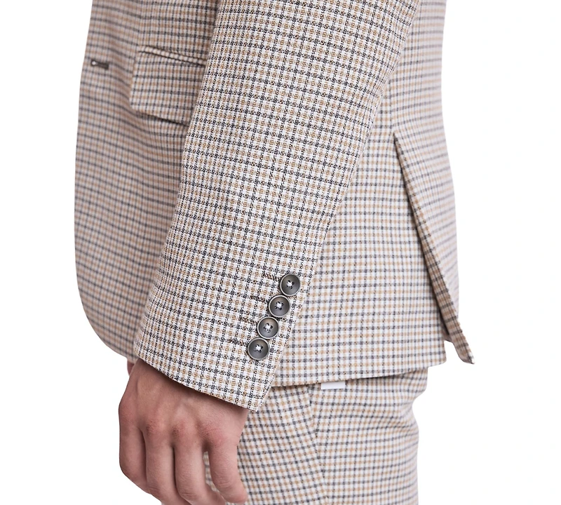 Paisley & Gray Men's Ashton Slim Fit Plaid Jacket