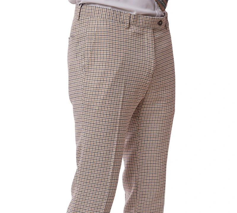 Paisley & Gray Men's Downing Slim Fit Plaid Pants