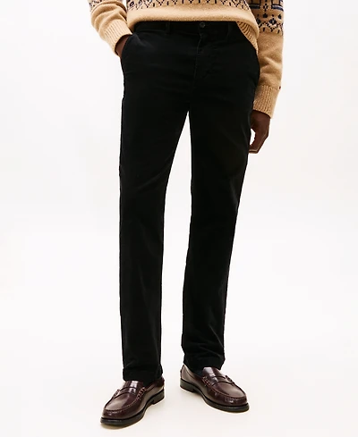 Tommy Hilfiger Men's Denton Slim Straight Fit Corduroy Chinos