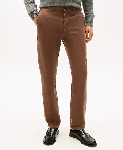 Tommy Hilfiger Men's Denton Slim Straight Fit Corduroy Chinos