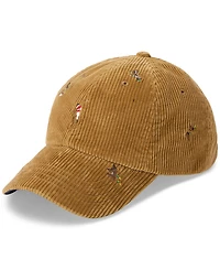Polo Ralph Lauren Men's Duck-Embroidered Corduroy Ball Cap