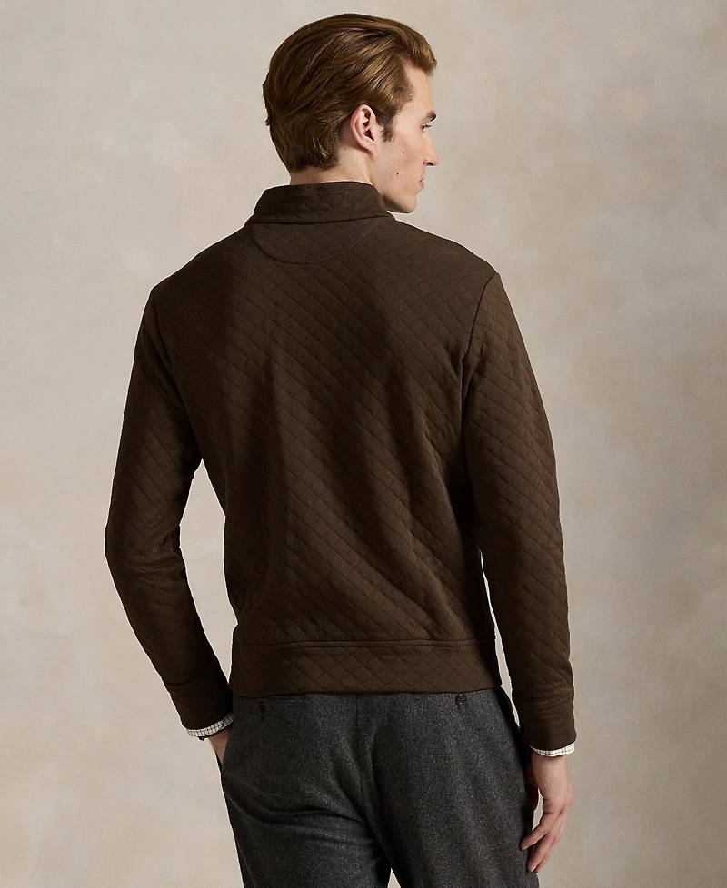 Polo Ralph Lauren Men's Quilted Double-Knit Jersey Pullover