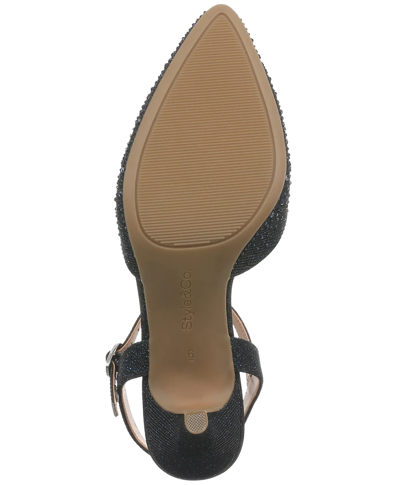 Style & Co Women's Gwenn Evening Shimmer Heels, Exclusively at Macy's