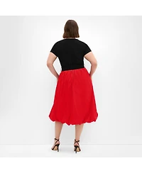 City Chic Women's Plus Paris Love Dress