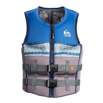 Quiksilver Mens Life Vest Uscg Transport Canada Approved Pfd Life Jacket