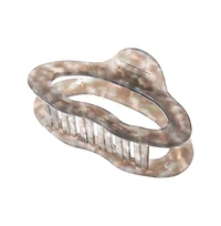 Jumbo Open Lip Shape Hair Claw Clip By Adina Eden
