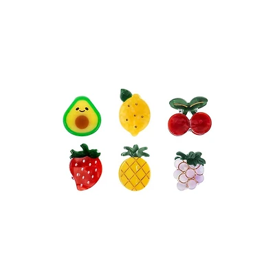 Mini Multi Fruit Hair Clip Set By Adina Eden