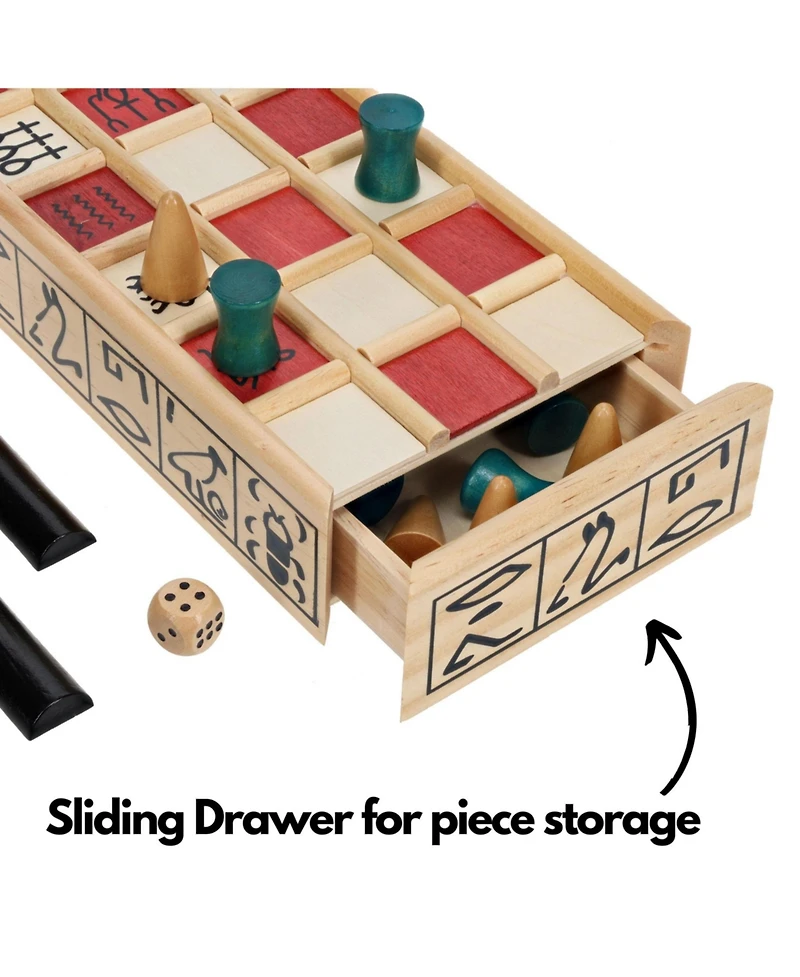 We Games Wood Senet Game