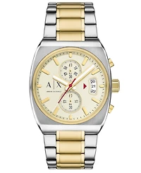 A|X Armani Exchange Men's Quartz Chronograph 2-Tone Stainless Steel Watch, 40mm