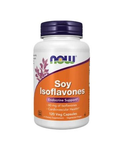 Now Foods Soy Isoflavones 60 Mg 120 Veg Caps