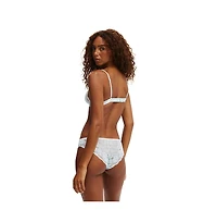 Cotton On Women's Everyday Lace Triangle Padded Bralette