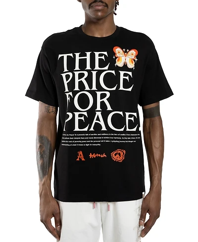 All Good Things Are Welcome Here Men's Price For Peace Graphic T-Shirt