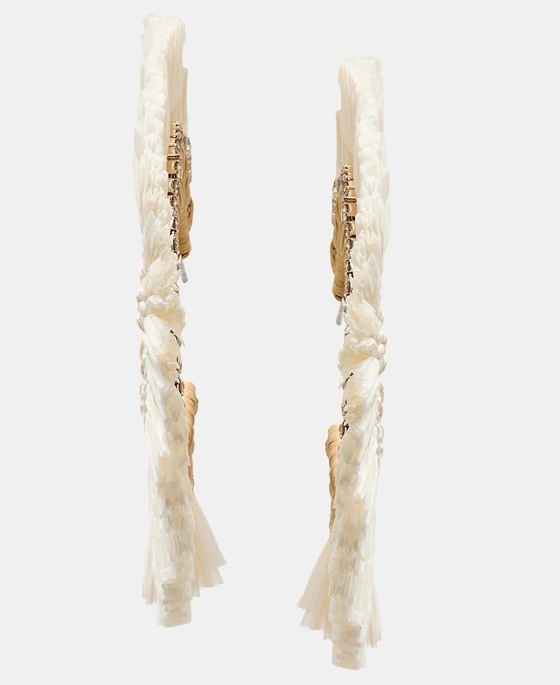 Gold-Tone Raffia Stone Hoop Earrings -Macy's Exclusive - On 34th | Alix Friedberg Capsule Collection