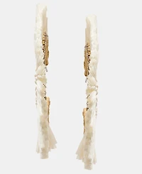 Gold-Tone Raffia Stone Hoop Earrings -Macy's Exclusive - On 34th | Alix Friedberg Capsule Collection