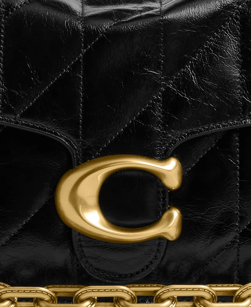 Coach Chain Tabby Small Quilted Leather Shoulder Bag