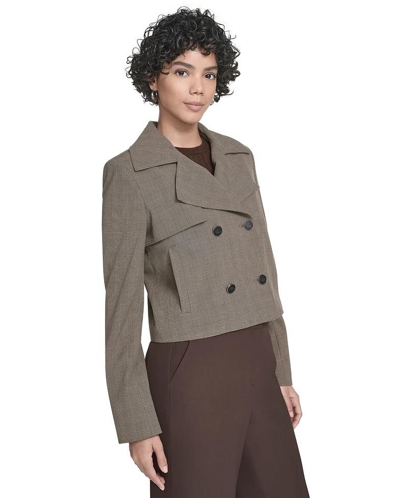 Calvin Klein Women's Cropped Trench Jacket