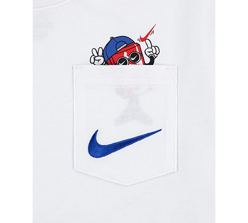 Nike Club Little Boys Peace-Graphic Relaxed T-Shirt