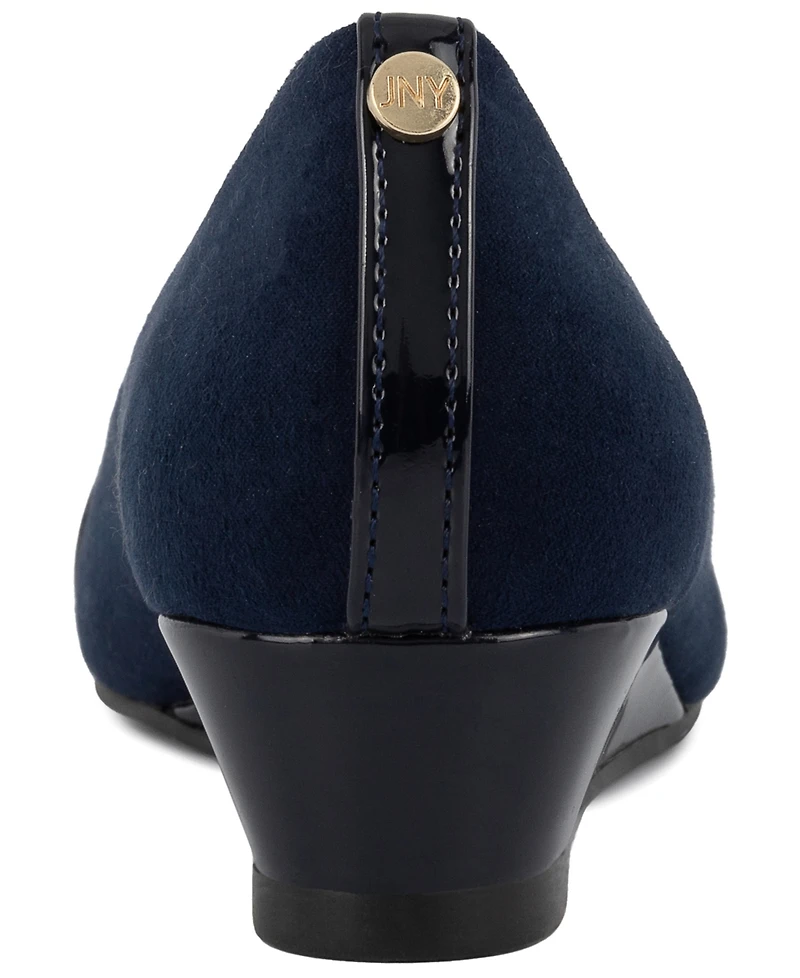 Jones New York Women's Junelle Cap Toe Wedge Flats