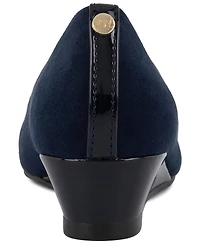 Jones New York Women's Junelle Cap Toe Wedge Flats