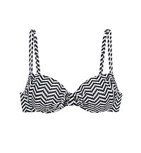 Lascana Women's Chevron Underwire Bikini Swimsuit Top Bra Sizing