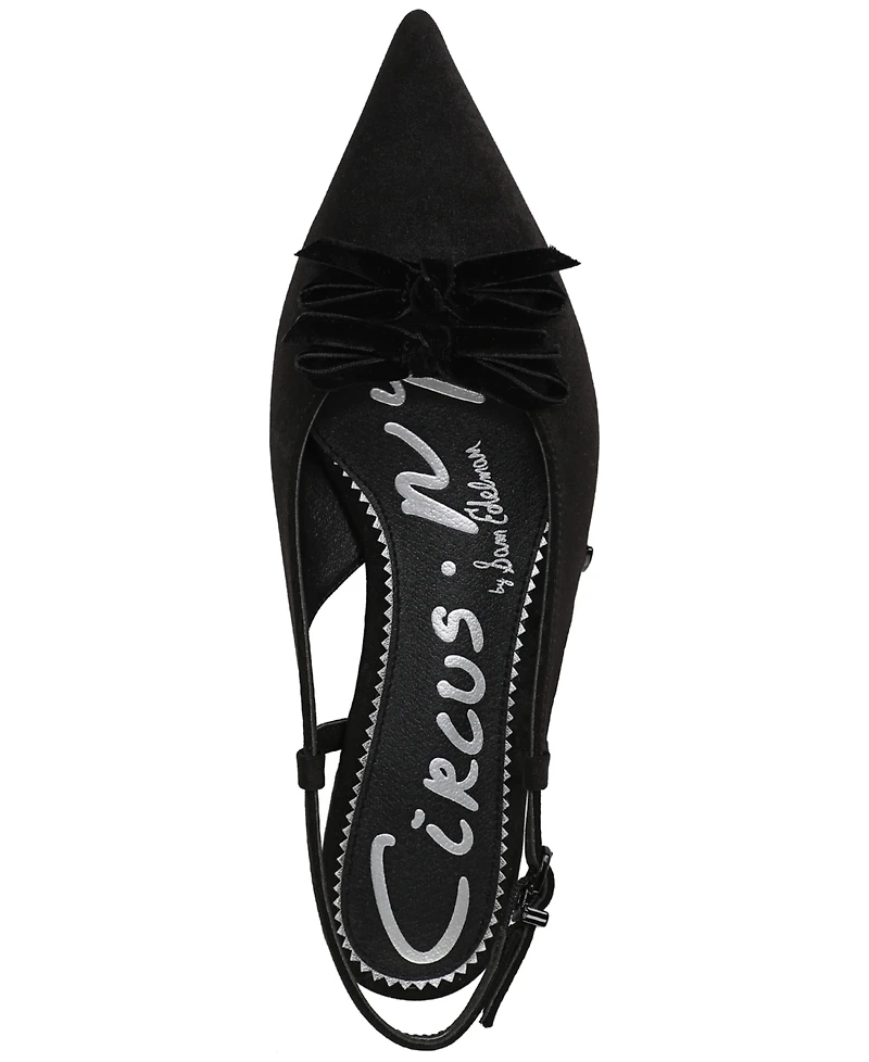 Circus Ny by Sam Edelman Women's Delanie Pointed-Toe Slingback Flats