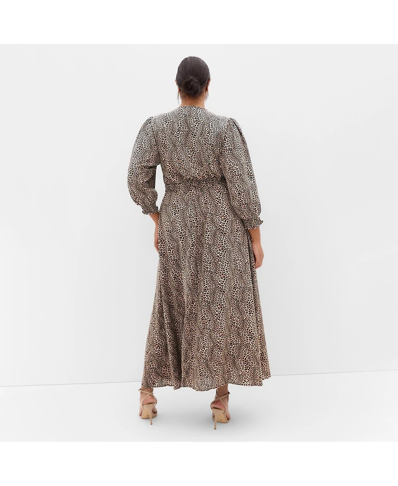 City Chic Women's Jessie Print Maxi Dress