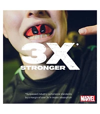 SafeJawz Marvel Sports Mouthguard Dual Layer Premium Mouth Guard with Case for Basketball, Football, Mma, Hockey
