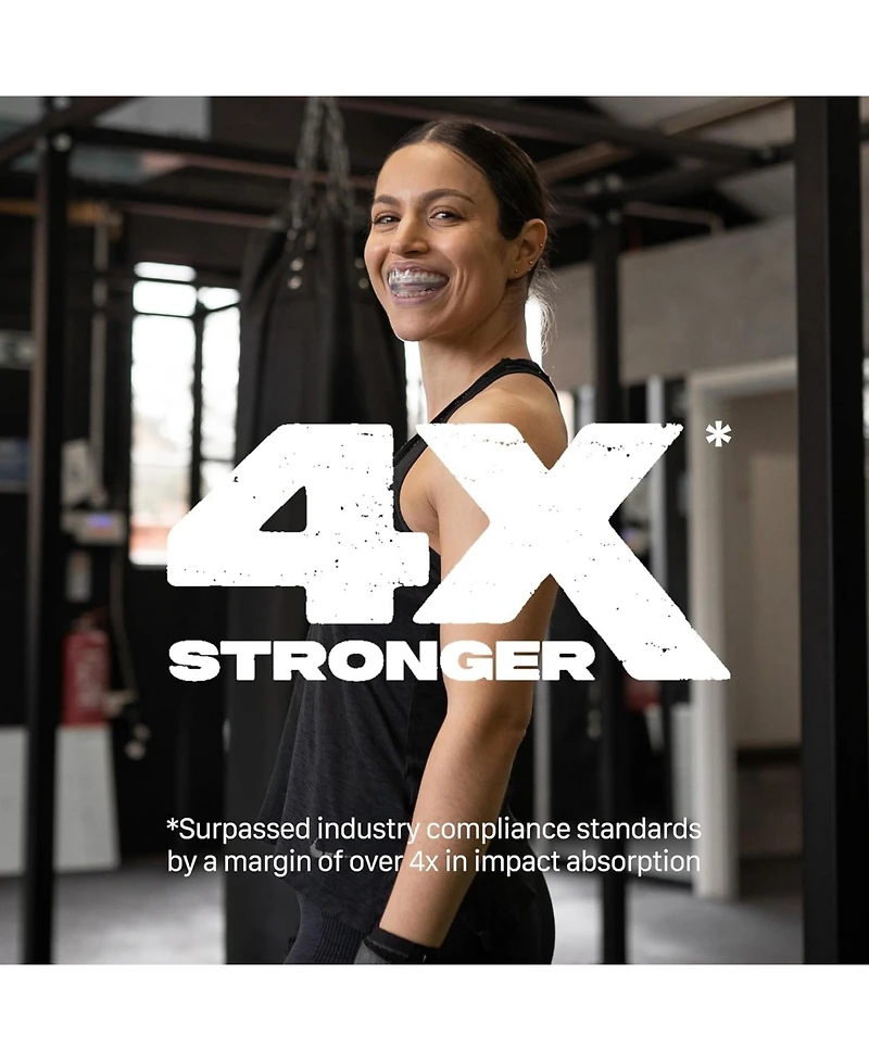 SafeJawz Ortho Protective Sports Mouth Guard for Braces with Case Boxing, Basketball, Lacrosse, Football, Mma, Hockey - Ice Pink