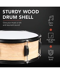 Best Choice Products 5-Piece Beginner Drum Set w/ Snare, Bass, Toms, Cymbal, Hi-Hat, Sticks, Pedal