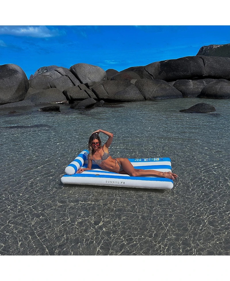 Sunnylife Luxe Lilo: Blue Stripe