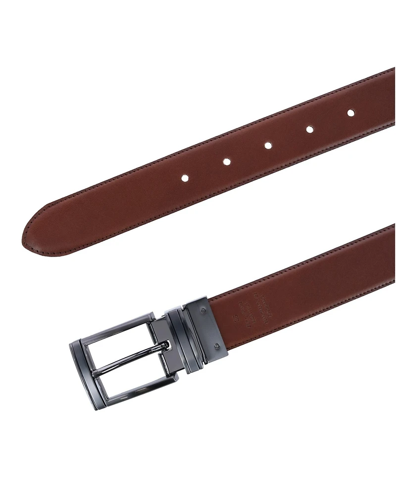 Trafalgar Men's Maverick 32mm Reversible Leather Dress Belt