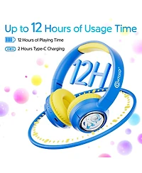 Contixo KB6 Kids Bluetooth Headphones, Safe Sound for Little Ears
