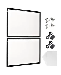 Yescom 23"x16" A2 Led Light Box Copy Pad Tracing Drawing Board Dimming Artist 2 Pack