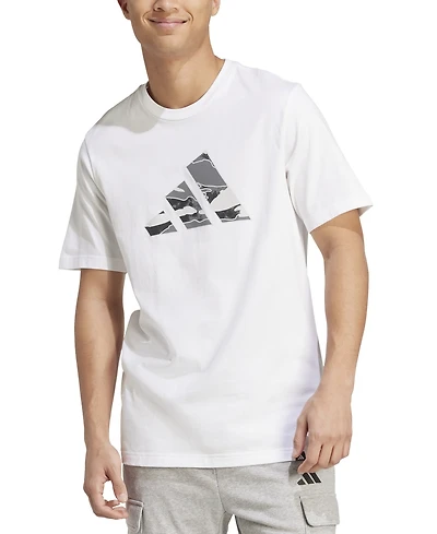 adidas Men's Cotton Camo Logo Graphic T-Shirt