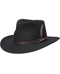 Scala Men's Crushable Felt Outback Hat