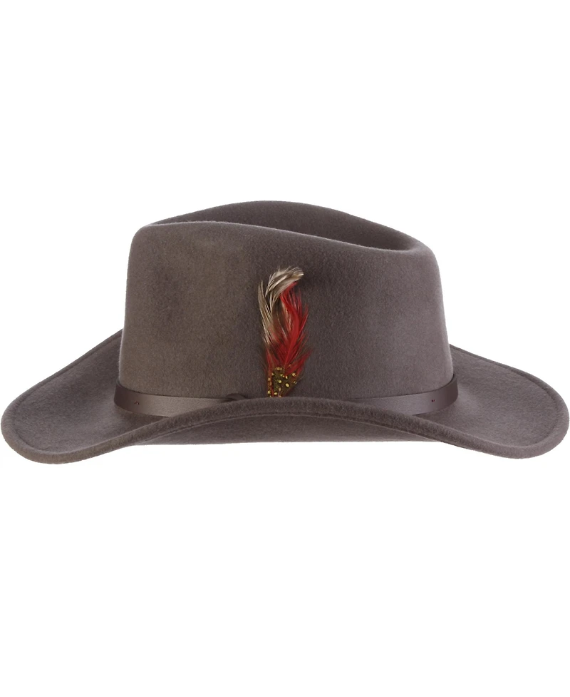Scala Men's Crushable Felt Outback Hat