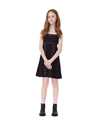 H by Habitual Big Girls Studded Fit and Flare Dress